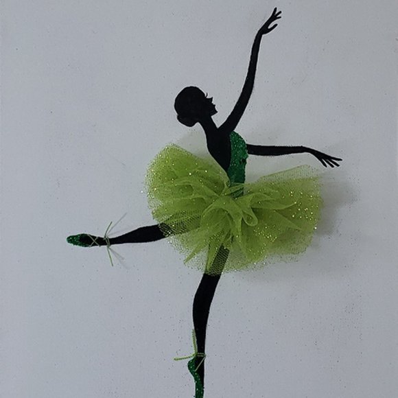 Other - PAINTING Ballet Dancer Ballerina Art Wall Decor on Stretched Canvas HANDMADE